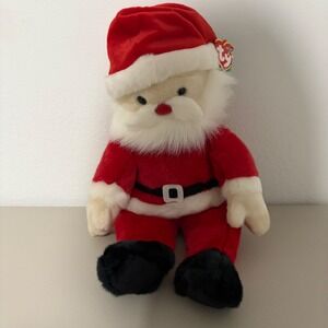 Ty Beanie‎ Buddies LG Santa Claus Plush Toy Christmas Holiday Gift 13 Inch Soft